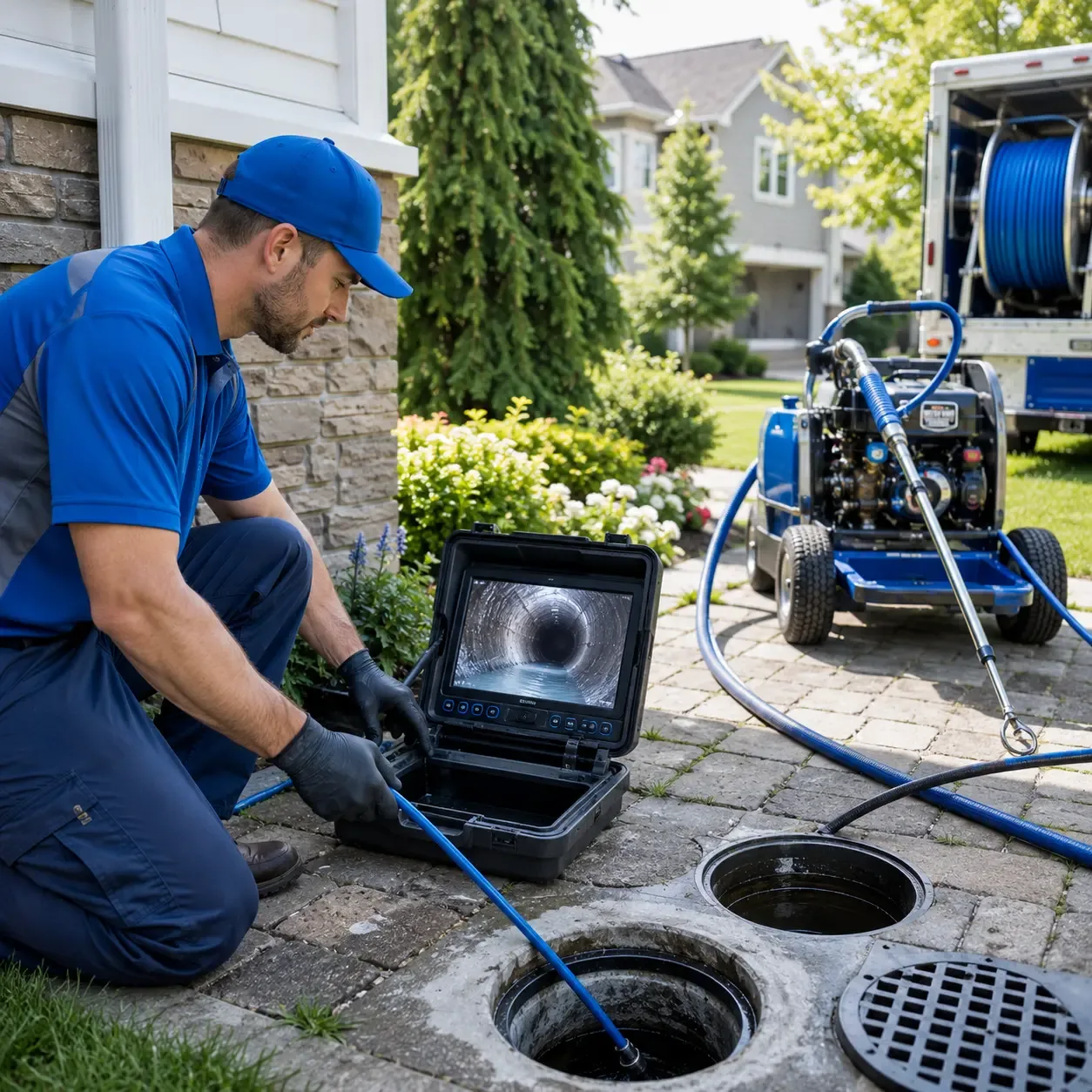 Outdoor drain cleaning professionals serving Cuba, KS